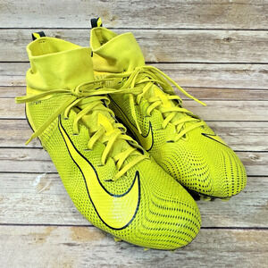 Nike Vapor Untouchable Pro 3 Mens Yellow & Black Football Cleats Size 13